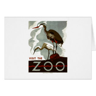 Visitez le zoo - l'affiche de WPA -