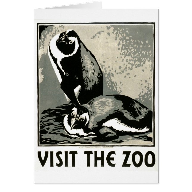 Visitez le zoo - l'affiche de WPA - (Devant)