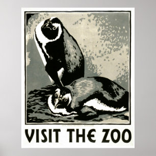 Visitez le zoo - Poster de WPA -