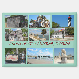 Visons de St Augustine, Floride Magnet
