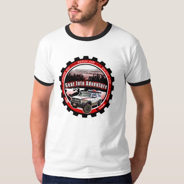 Vitesse dans le T-shirt de soutien d'aventure (Devant)