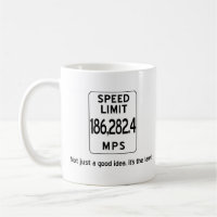 Vitesse de la lumière la tasse