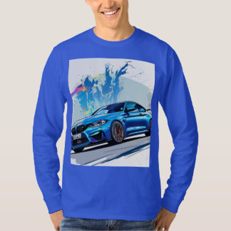 Vitesse et style Unisex T-shirt bleu