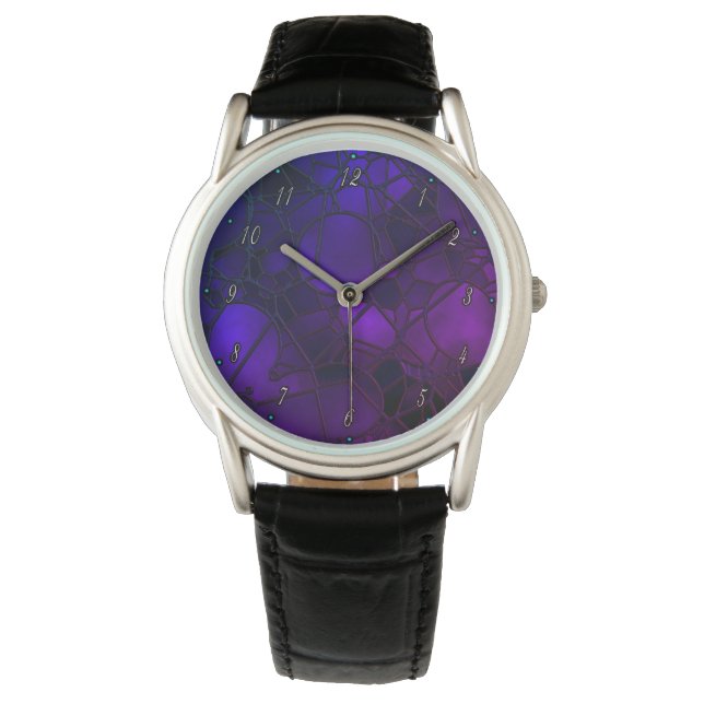 Vitre violet montre par Julie Everhart (devant)