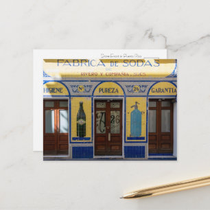 Vitrine animée à Porto Rico Carte postale