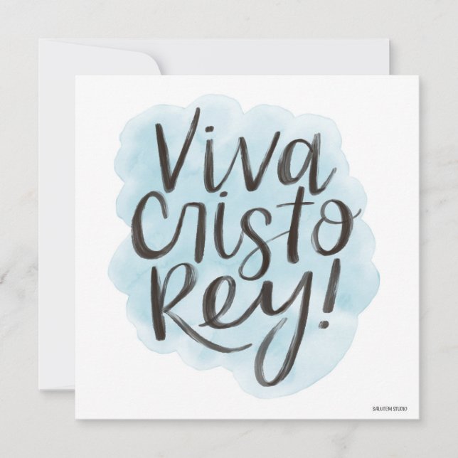 Viva Cristo Rey ! Carte de vœux (Devant)
