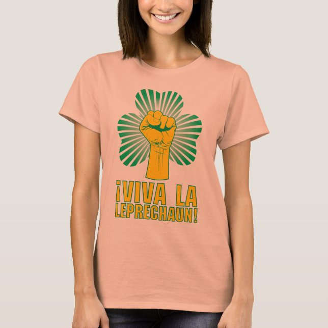 ¡Viva La Leprechaun ! T-shirt (Devant)