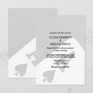 Viva Las Vegas Casino Card Faire-part de mariage