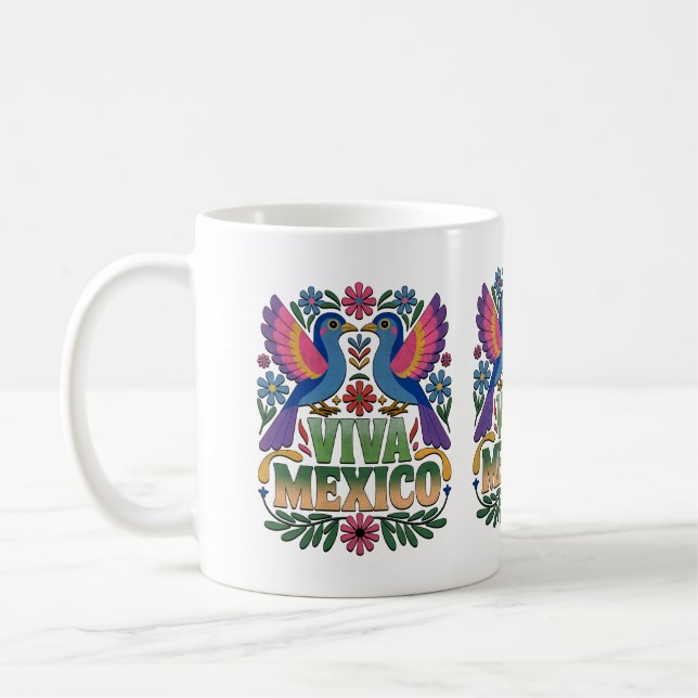 ¡Viva México! Mexican Pride Coffee Mug (Gauche)