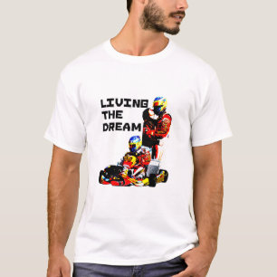 Vivant le T-shirt rêveur de Karting