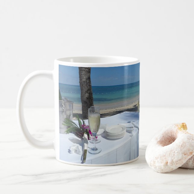Vivant, rire, tasse d'amour avec la photo (Avec donut)