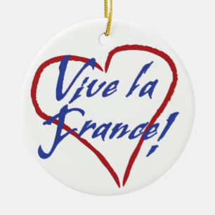 Vive la France Ornement de Noël
