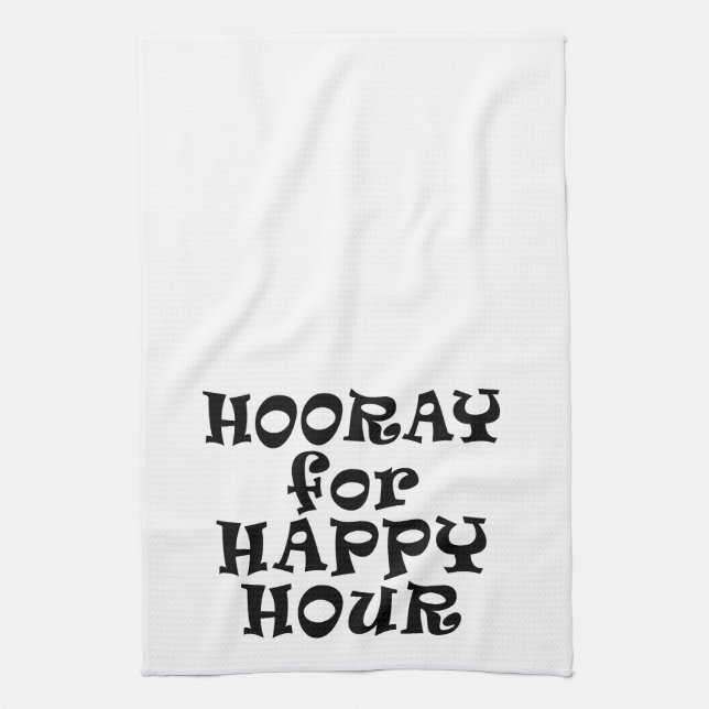 VIVE LE SERVIETTE DE L'HEUREUSE HEURE (Vertical)