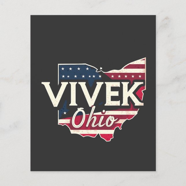 Vivek Ohio 2026 Gouverneur Républicain Américain (Devant)