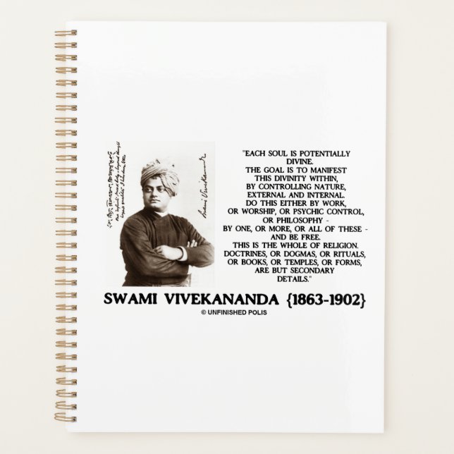 Vivekananda Chaque Âme Potentiellement Divine Soye (Devant)
