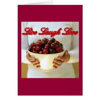 Vivent la carte d'amour de rire