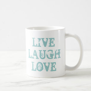 Vivent la tasse de café d'amour de rire pour les