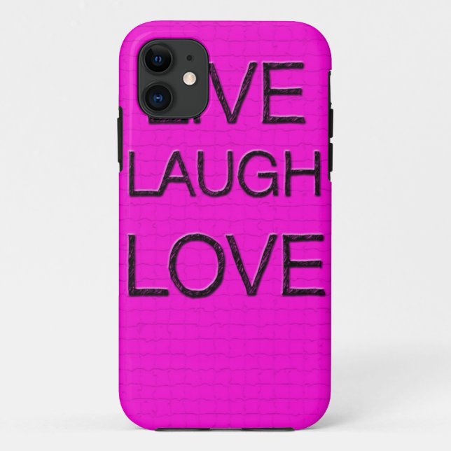 Vivent le coque iphone de l'amour 3D de rire (Dos)