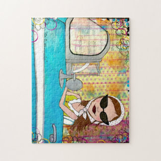 "Vivent le puzzle dans soleil"