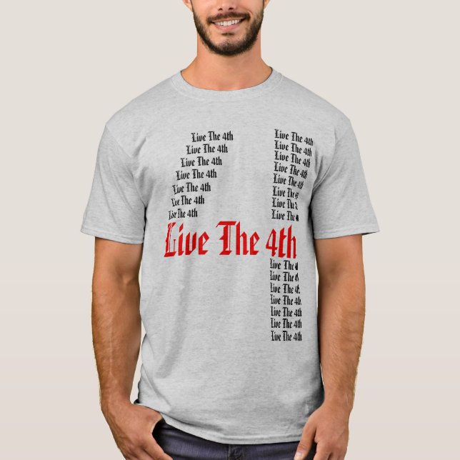 Vivent les 4èmes - T-shirt - customisés (Devant)