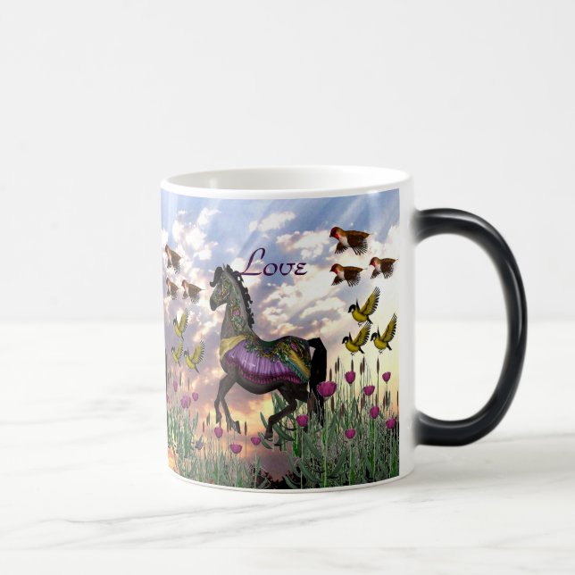 Vivent les tasses d'amour de rire (Droite)