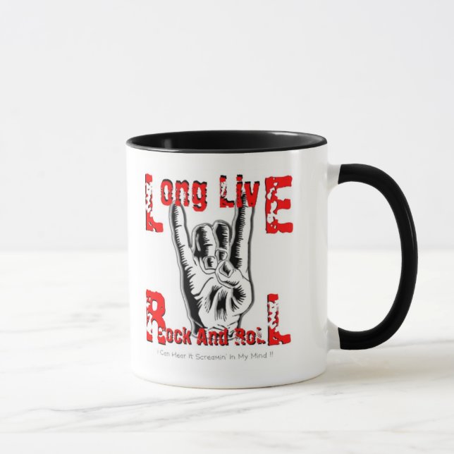 Vivent longtemps la tasse de café de rock (Droite)