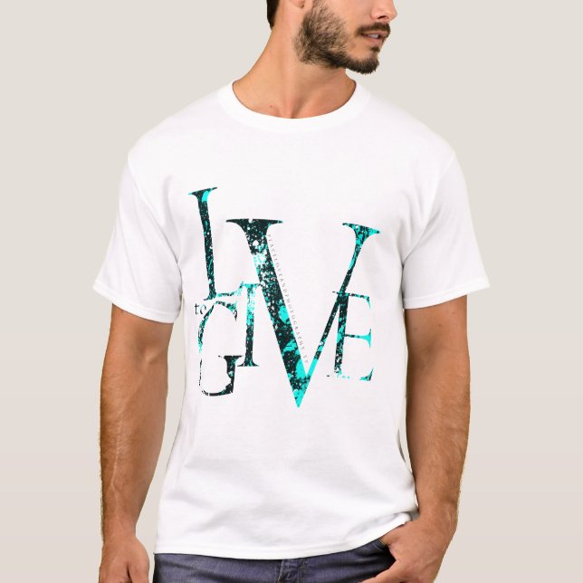 Vivez pour donner le T-shirt (Devant)