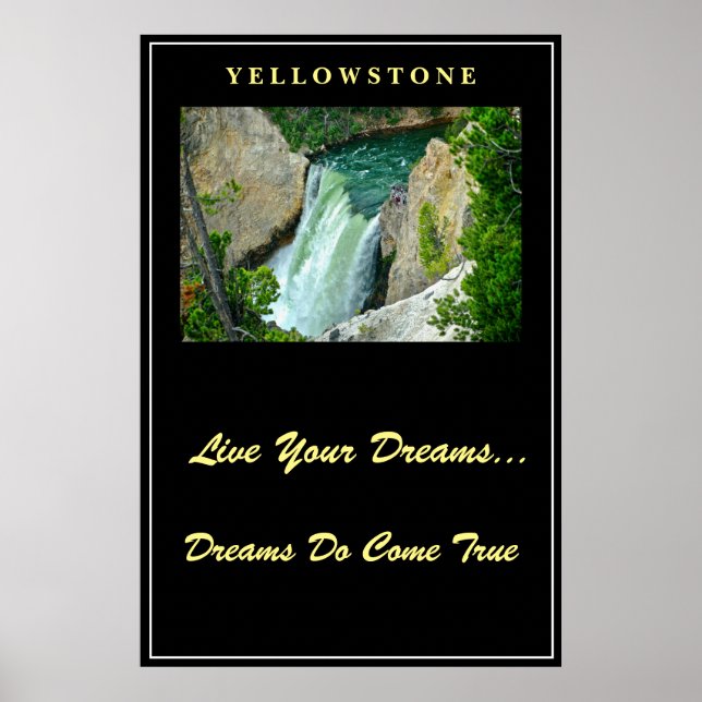 Vivez vos rêves Poster Yellowstone (Devant)