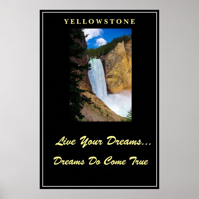 Vivez vos rêves Poster Yellowstone (Devant)