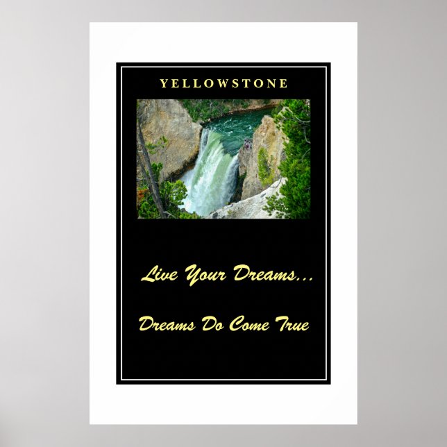 Vivez vos rêves Poster Yellowstone (Devant)