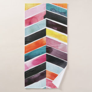 Vivid aquarelle Chevron I