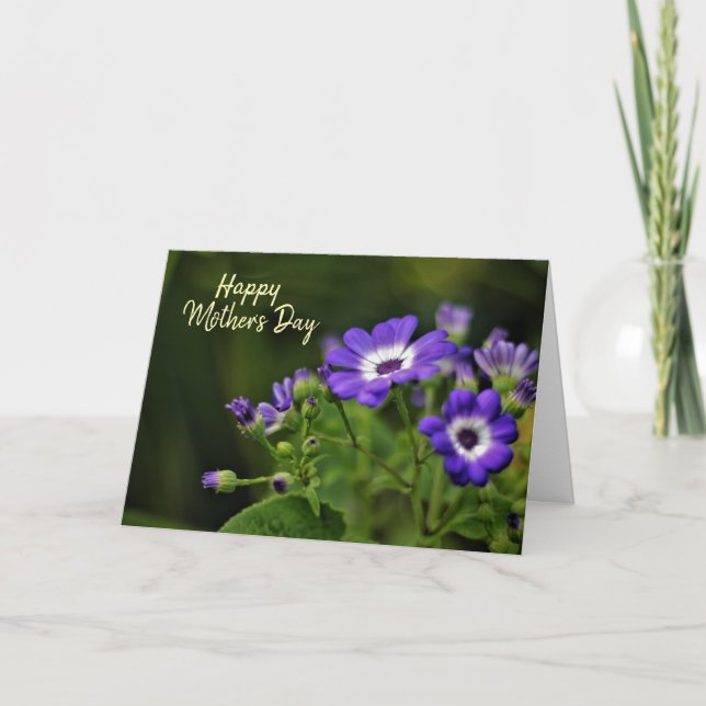 Vivid Carte de Fête des Mères Florales (Devant)