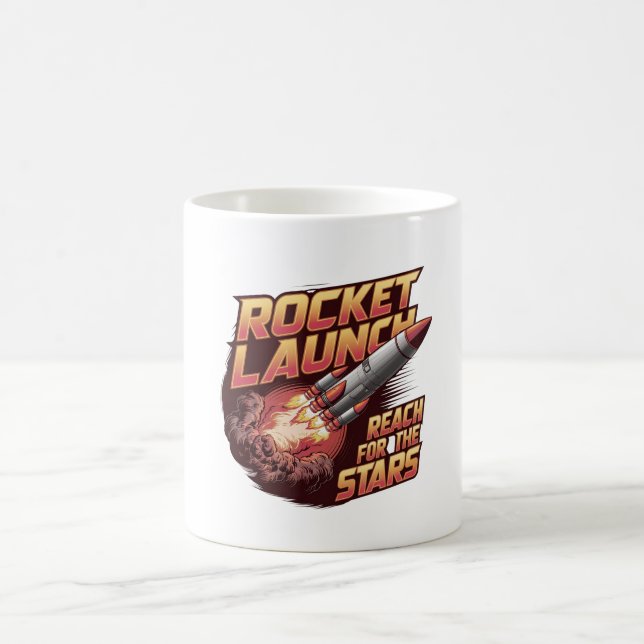 Vivid et Bold Rocket Launch Mug (Centre)
