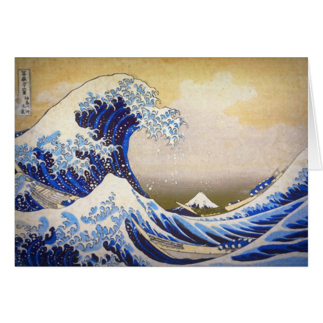 Vivid Grande vague par Hokusai (Devant horizontal)