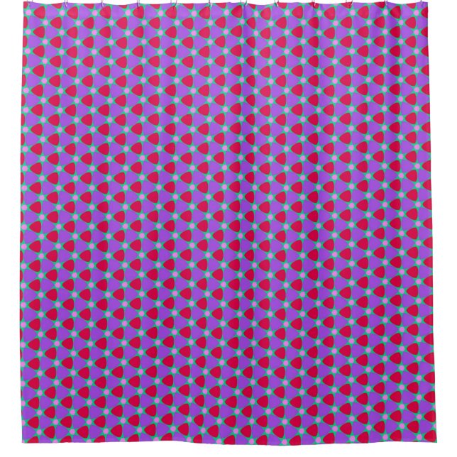 Vivid Lavande et rideau de douche cerise (Devant)