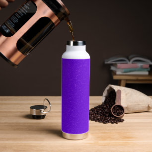Vivid Purple Bruit Texture Bouteille d'eau