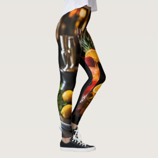 Vivid Vibes Leggings Tout-Sur-Impression Eclipse A