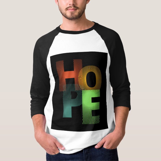 Vivid Vibes - T-Shirts à la typographie moderne (Devant)