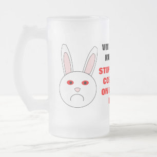 Vivisection Doit Mettre Fin À La Mug De Verre Froi