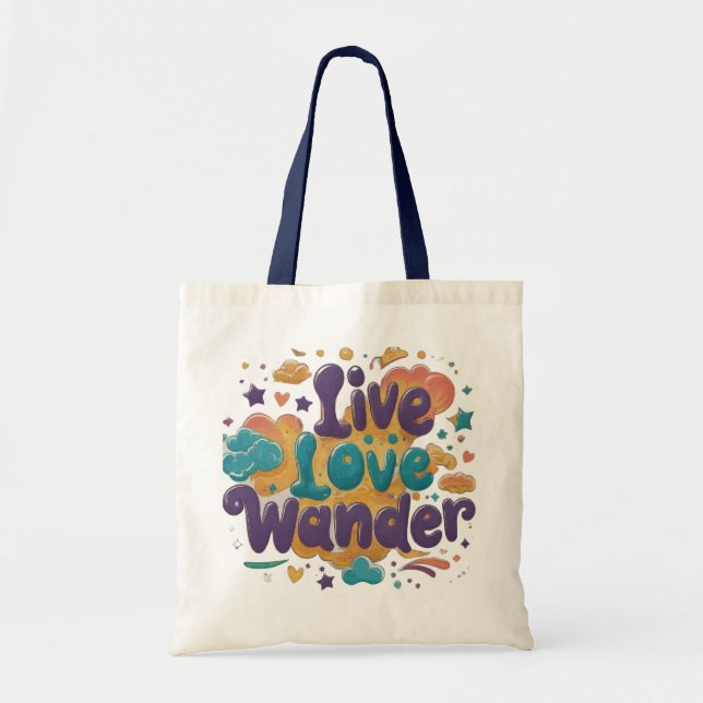 Vivre, Amour, errer Sac fourre-tout (Devant)