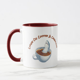 Vivre Avec La Caféine Et La Créativité - 11 oz Mug