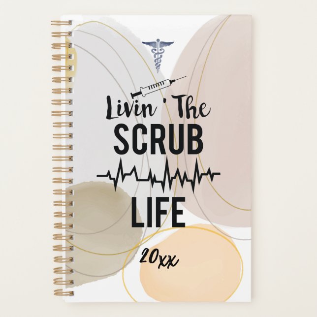 Vivre cette vie étriquée Cadeau d'infirmière Abstr (Devant)