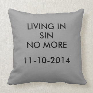 Vivre dans le péché n'est plus coussin