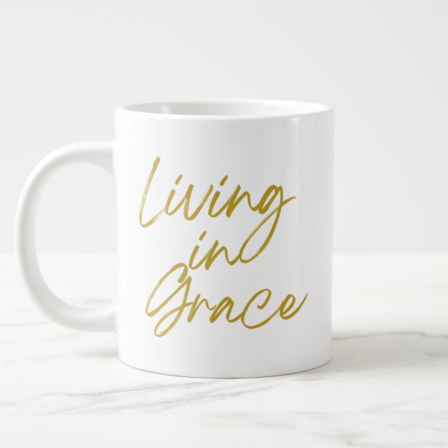 Vivre en Grace 20 oz Jumbo Mug (Gauche)