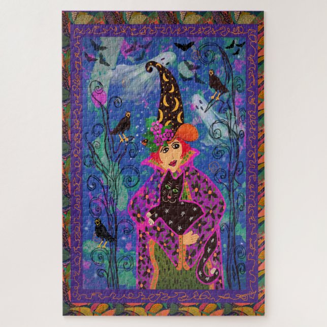 Vivre Halloween Night Jigsaw Puzzle (Vertical)