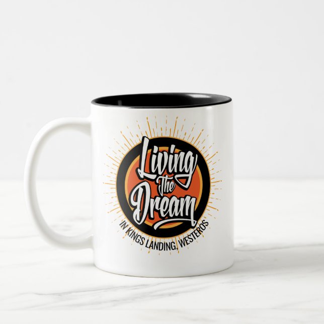 Vivre le rêve café Mug (Gauche)