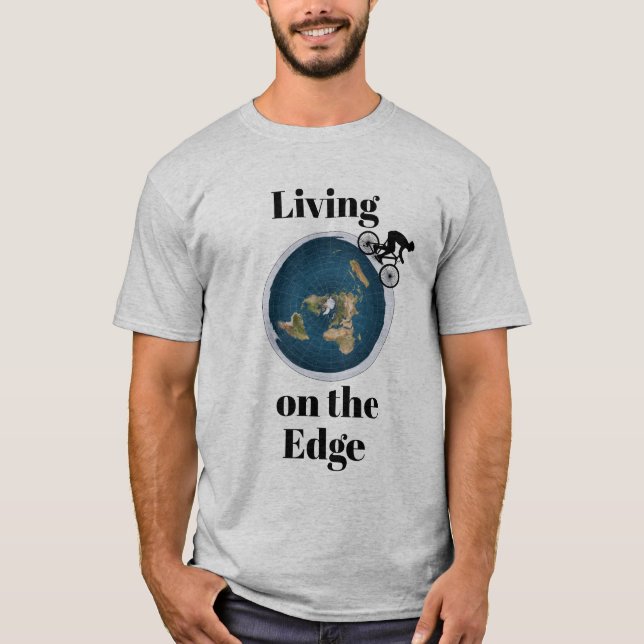 Vivre sur le bord T-shirt (Devant)
