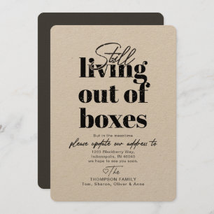 Vivre toujours hors des boites Faire-part en mouve