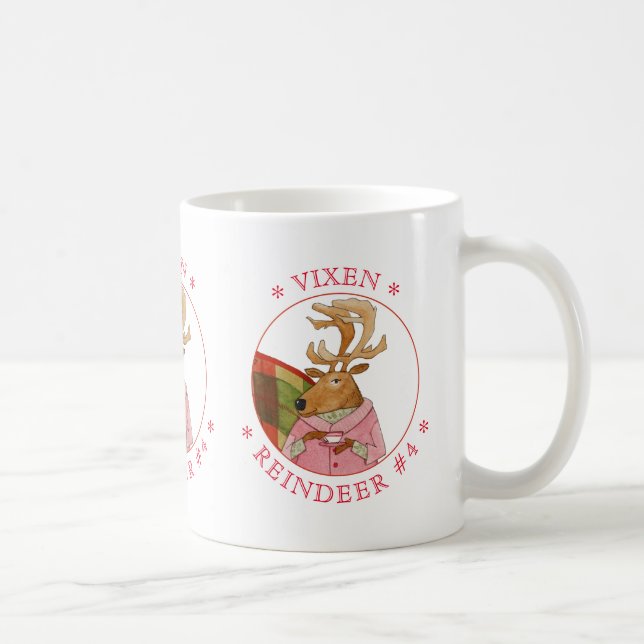 VIXEN REINDEER White Mug (Droite)