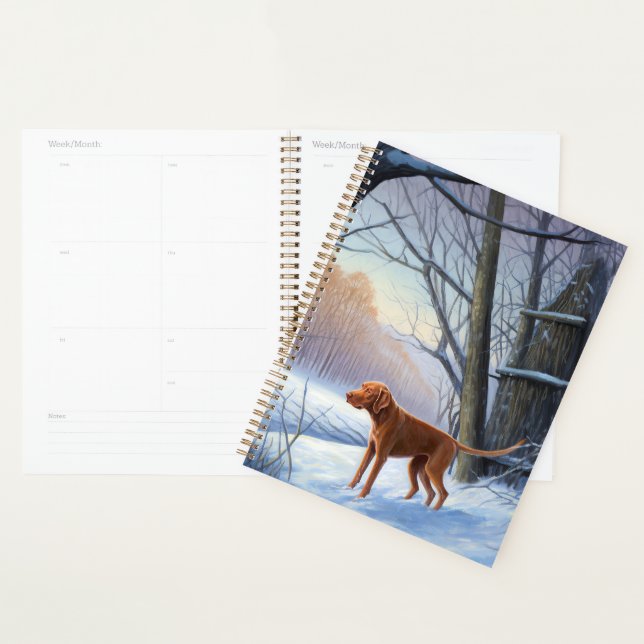 Vizla Laissez tomber la neige de Noël  (Devant avec enveloppe)